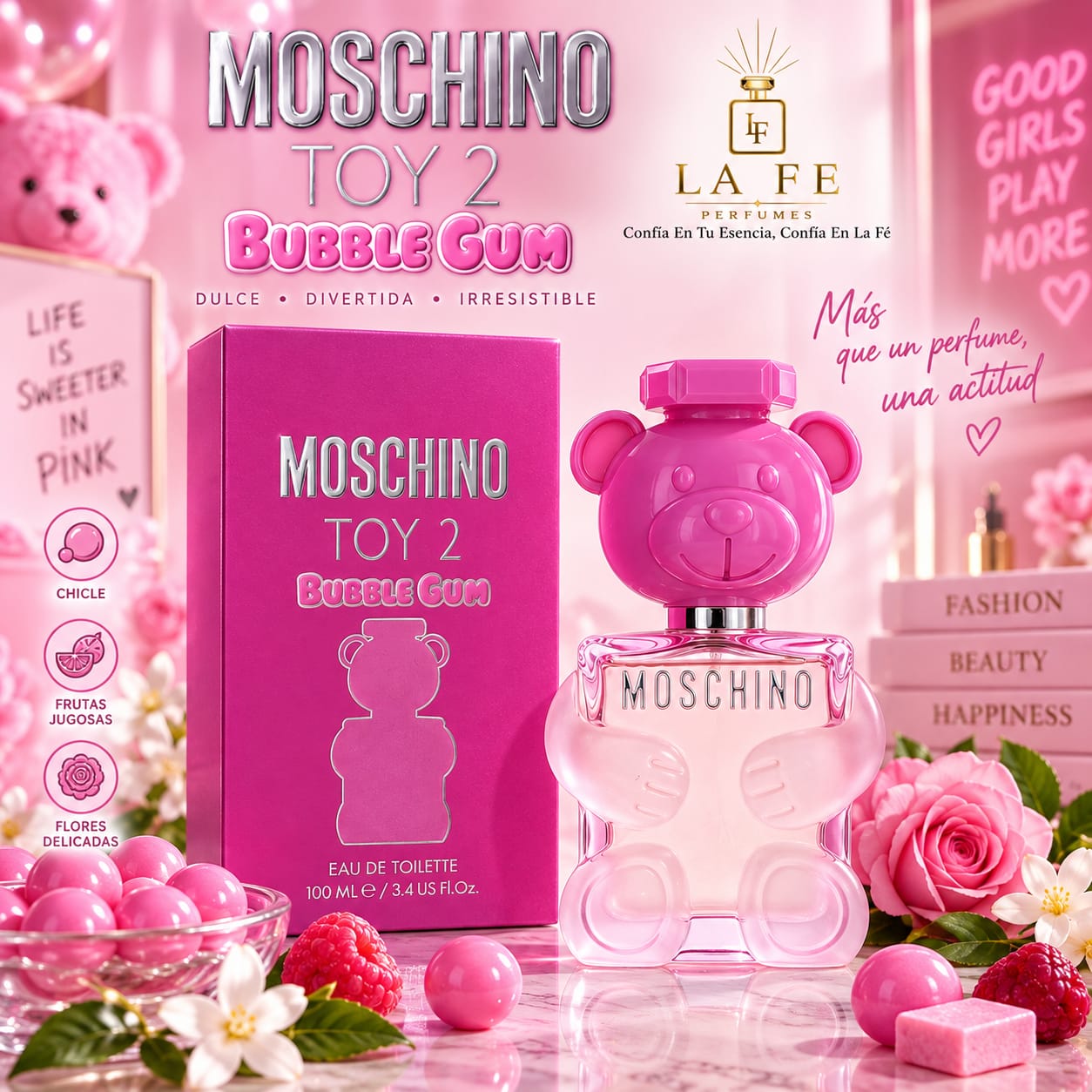 Moschino Toy 2 Bubble Gum Women 100ml EDT